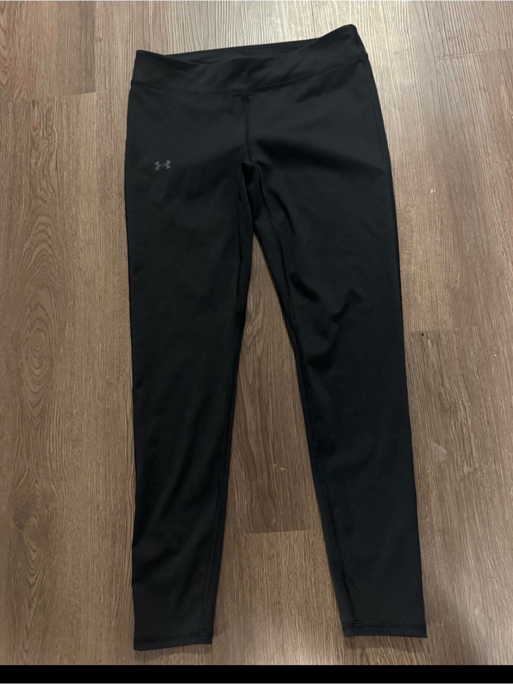 Under Armour Black Leggings Youth Large Fits Women’s XS/S Athletic Workout Pants